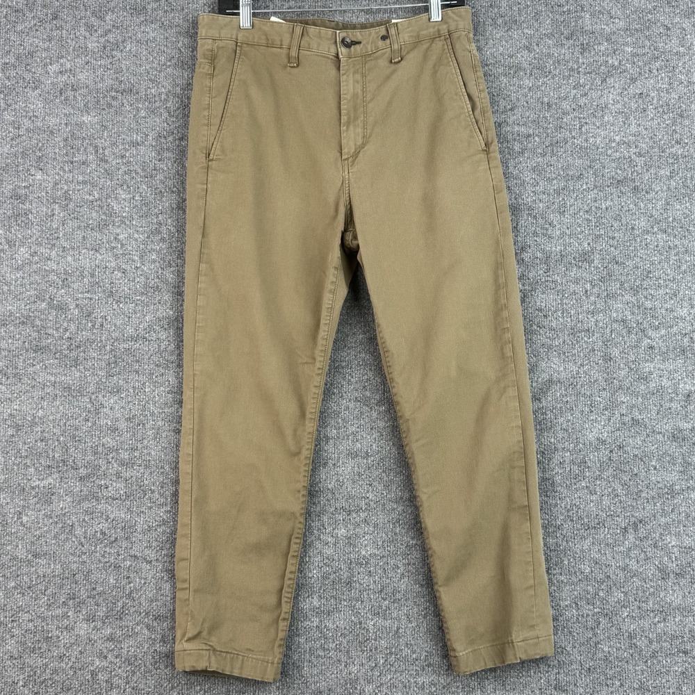 Rag & Bone NY Pants Mens 32x26 Olive Green Cotton Utility Chino Made USA